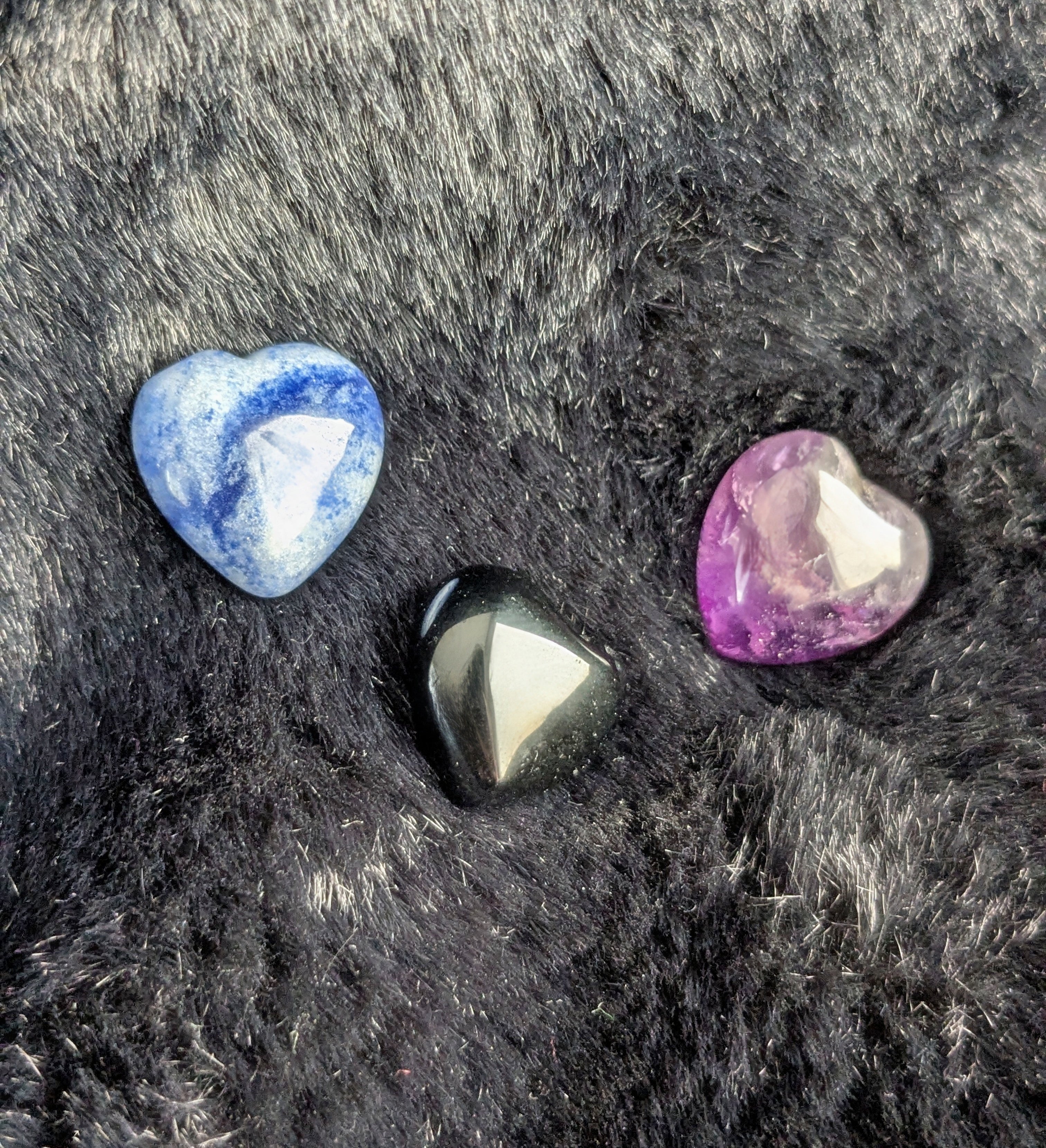 Energy Protection Small Heart Stone Bundle