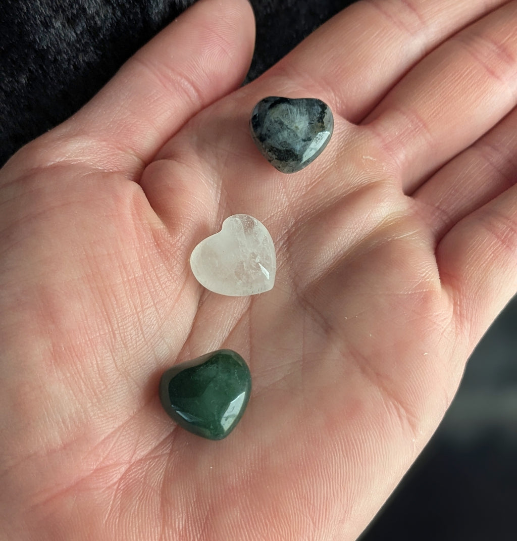 New Beginnings Three Stone Heart Bundle