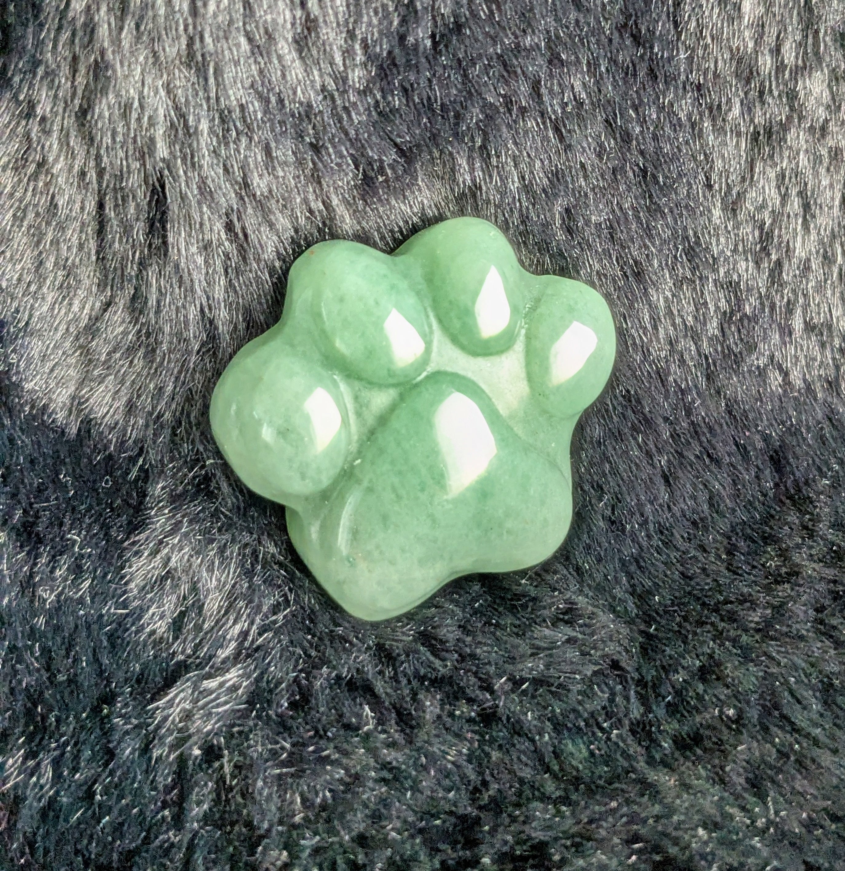 Moss Agate Cat Paw