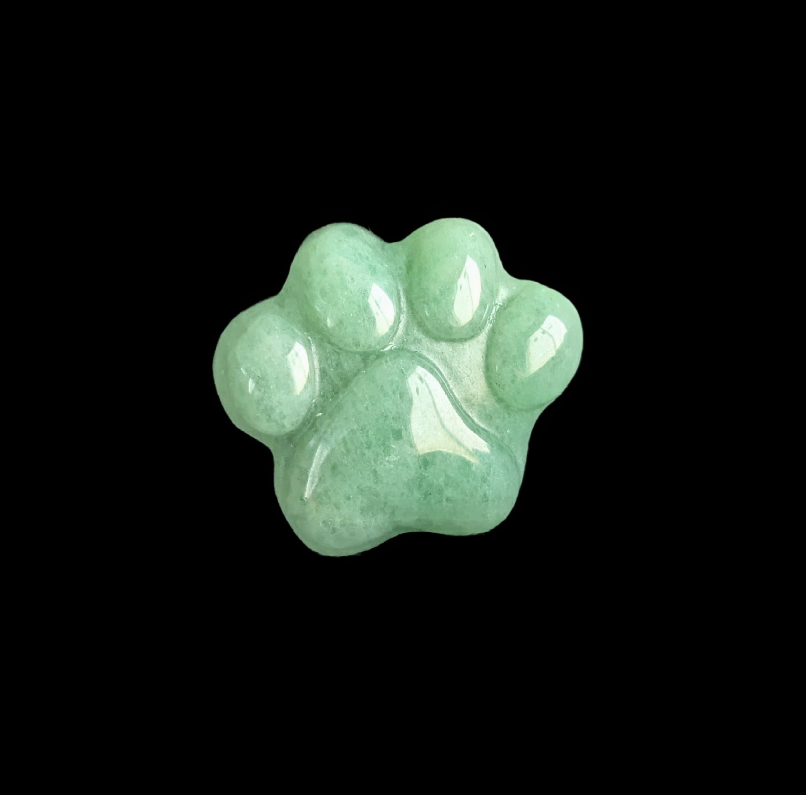 Moss Agate Cat Paw