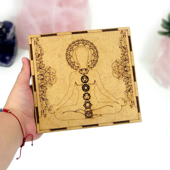 7 Chakra Crystal Grid Set