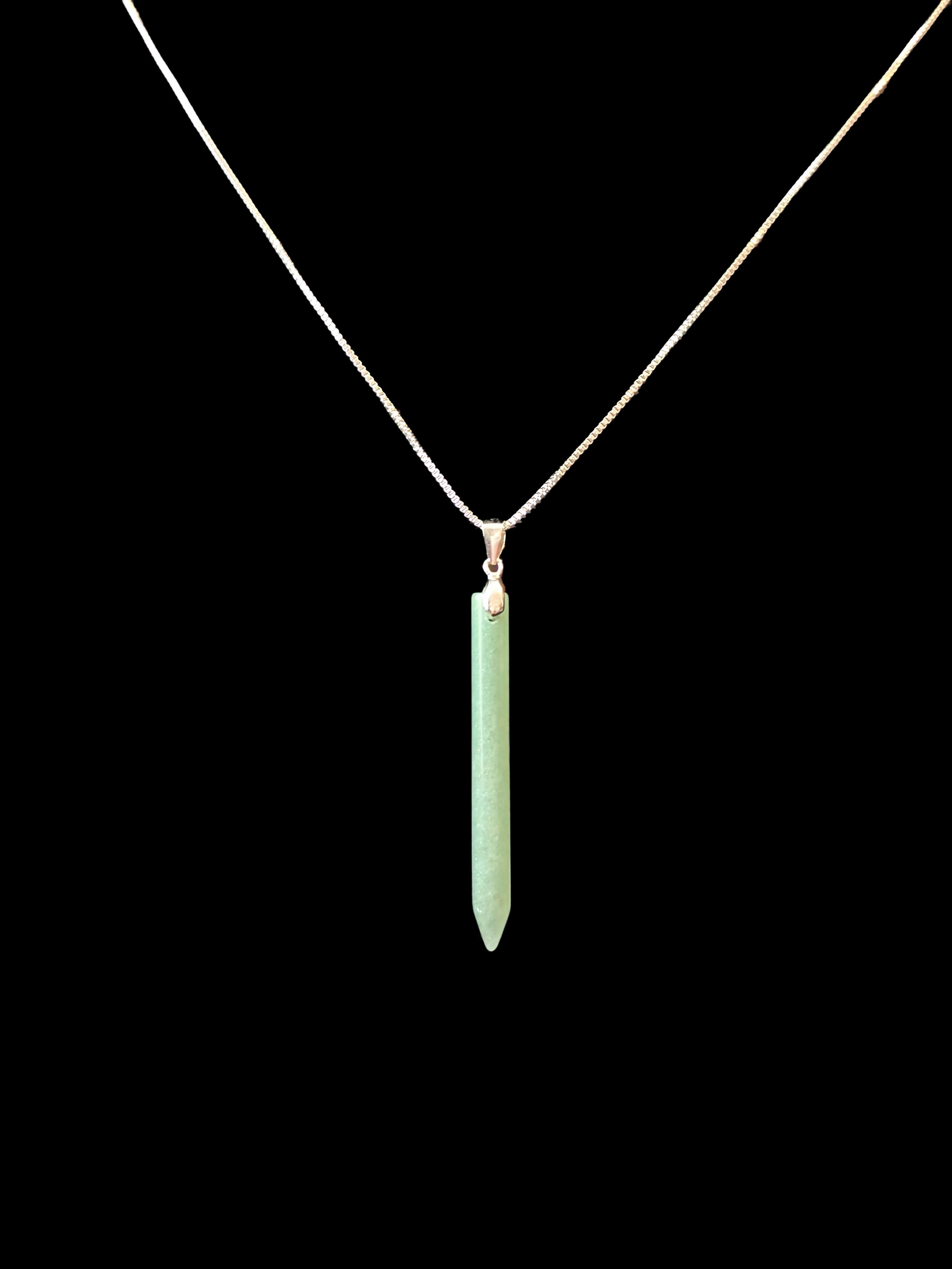 Green Aventurine Spike Pendant
