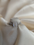 Oval Adjustable Moonstone Ring