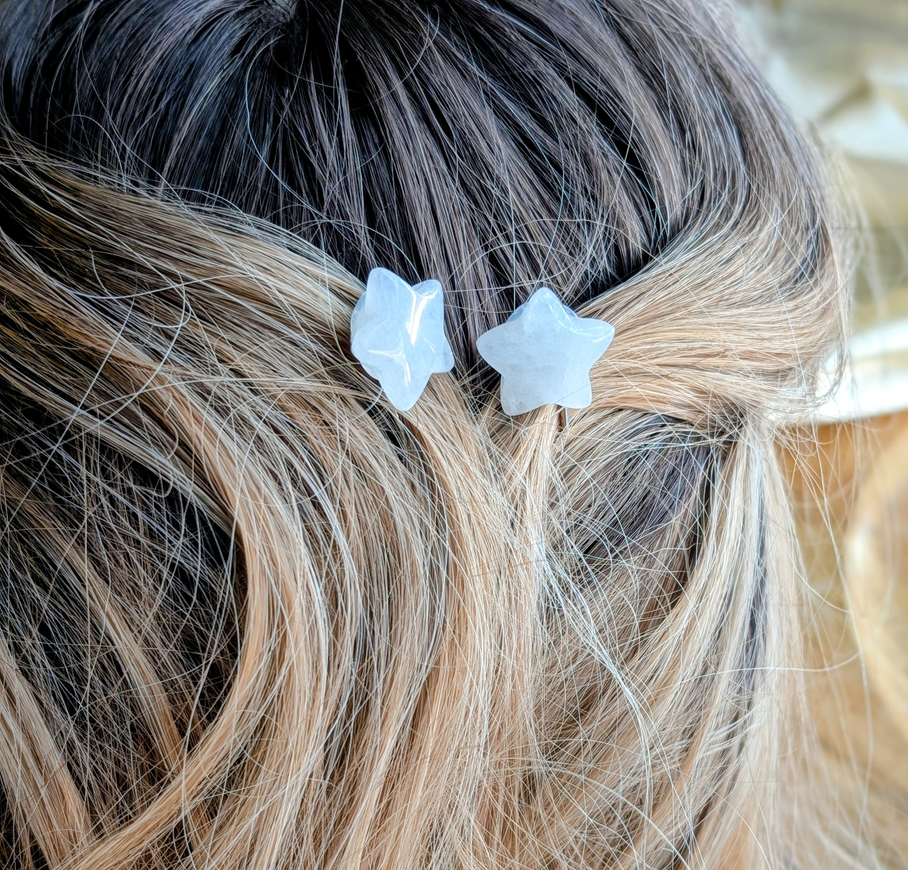 Quartz Star Hair Pin Set